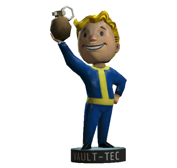 Figurine explosif fallout 4 les archives de vault tec