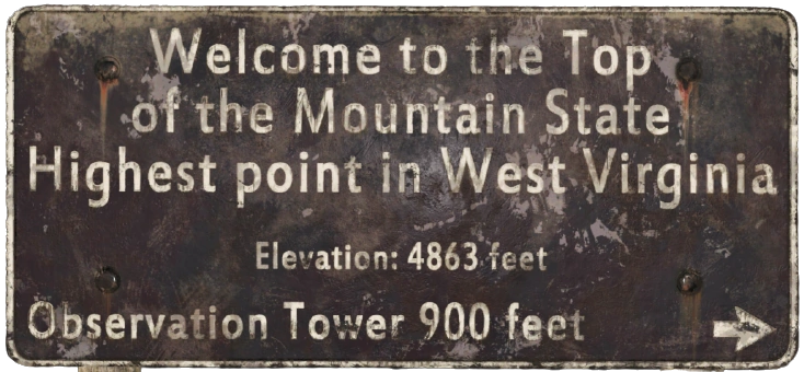 Fichier:FO76 Panneau de Mountain State.png