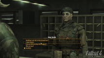 Interface de dialogue inspiré de Fallout: New Vegas