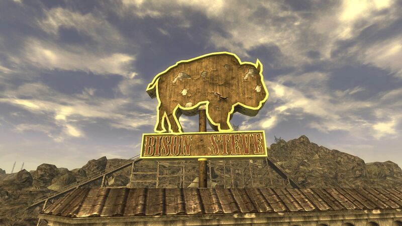 Fichier:FNV Panneau de l'Hôtel Bison Steve.jpg