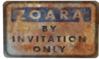 Panneau du Club Zoara