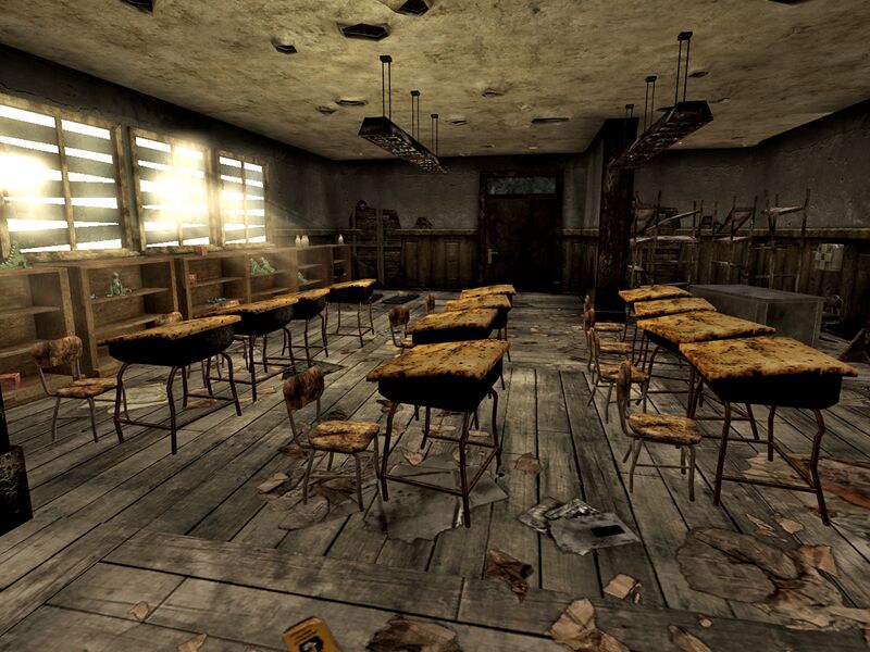 Fichier:FNV ecole Searchlight interieur.jpg