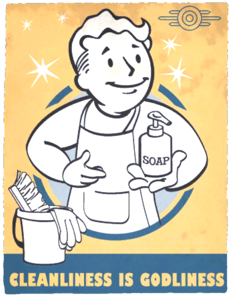 Fichier:FO4VW Vault poster cleanliness clean.png