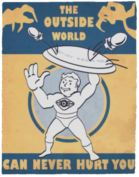 Fichier:FO4VW Vault poster outside world clean.png