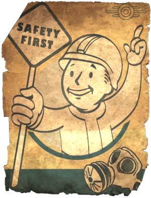FO4VW Vault poster safety first dirty.png