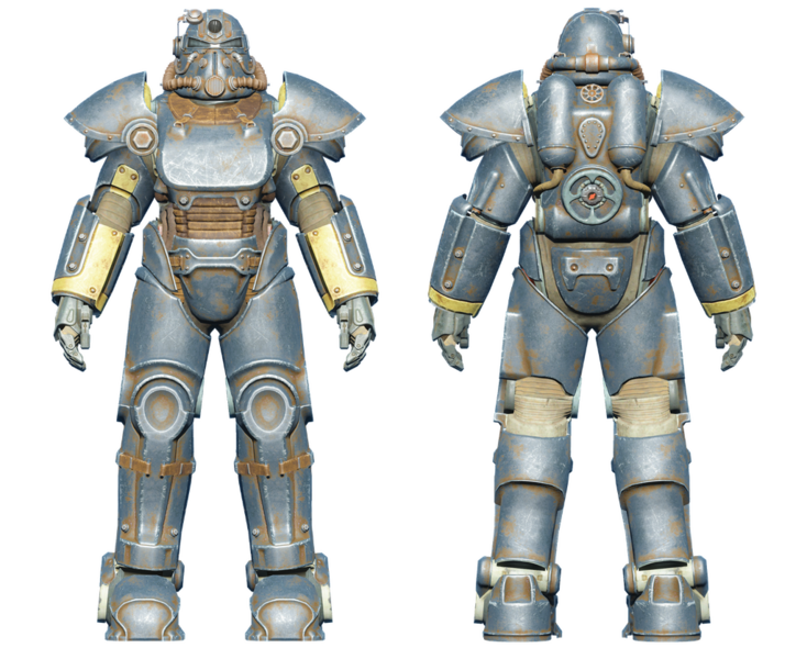 Fichier:FO4 Armure T-51 peinture Vault-Tec.png