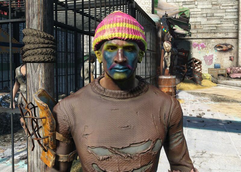 Fichier:FO4 Bonnet de la Meute.png porté.jpg