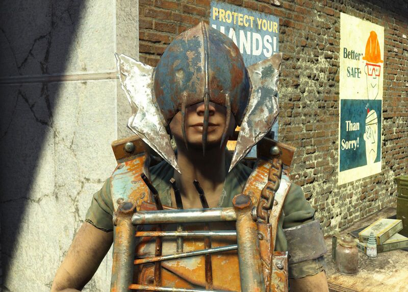 Fichier:FO4 Casque à lames des Disciples porté.jpg