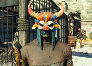 FO4 Casque masqué de la Meute porté.png
