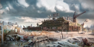 FO4 E3 Diamond city Concept.png
