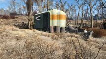 Caravane abandonnée