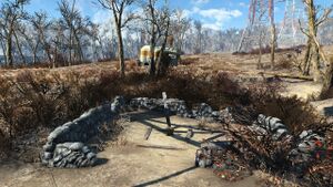 FO4 Ferme des Abernathy Tombe Mary.jpg