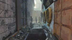 FO4 Goodneighbor Ruelle derrière l'hôtel Rexford.jpg