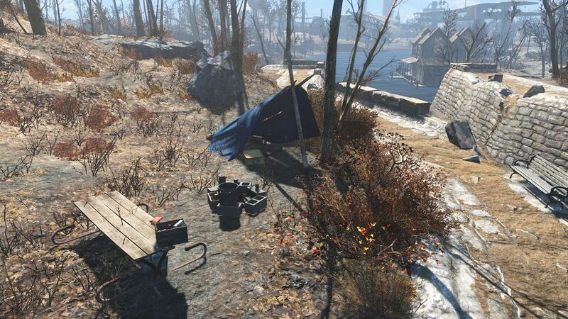Fichier:FO4 Malden Drainage camp.jpg