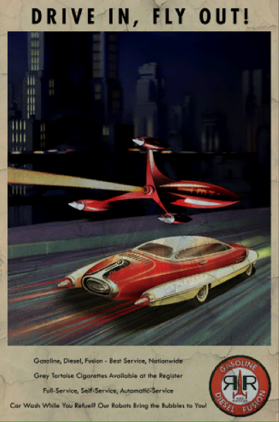 Fichier:FO4 Red Rocket Drive In Fly Out poster.png