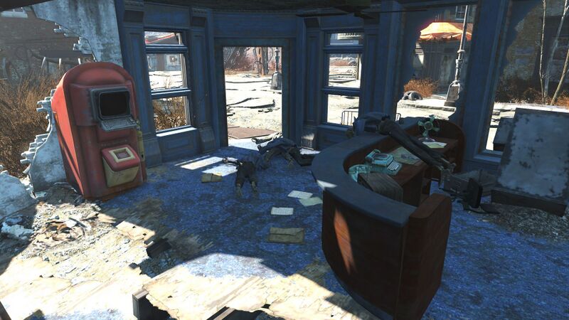 Fichier:FO4 Terminal de retour des livres de Police de Natick.jpg