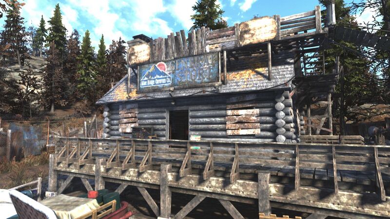 Fichier:FO76OB Arret de ravitaillement de Middle Mountain epicerie.jpg