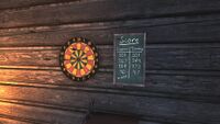 Partie de fléchettes