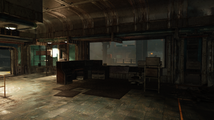 Salle de contrôle du réacteur
