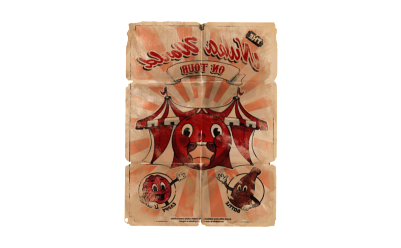 Fichier:FO76 Affiche pour tente Faites tourner la roue.png