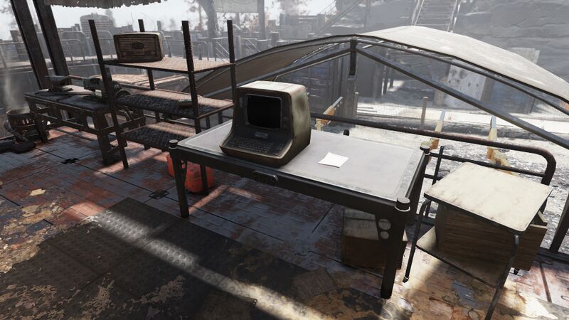 Fichier:FO76 Big Bend Tunnel East (Knight Reische’s terminal).jpg