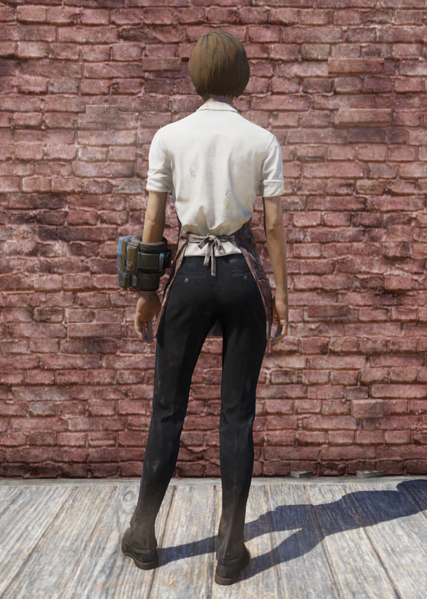 Fichier:FO76 Bloody Chef Outfit Back Female.png