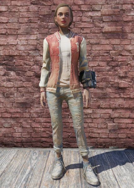 Fichier:FO76 Blouson Teddy et jean.jpg
