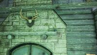 Emplacement d'une figurine Vault-Tec potentielle (chalet ouest)
