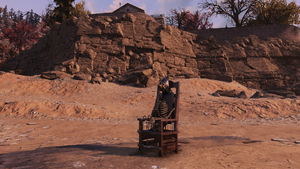 FO76 Electric chair Summersville Lake.png