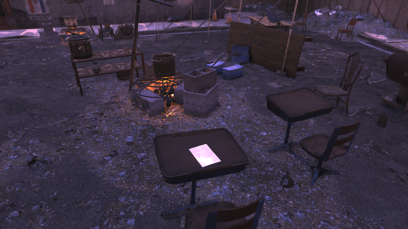 Fichier:FO76 Flatwoods exterior (Free cooking lessons!).png