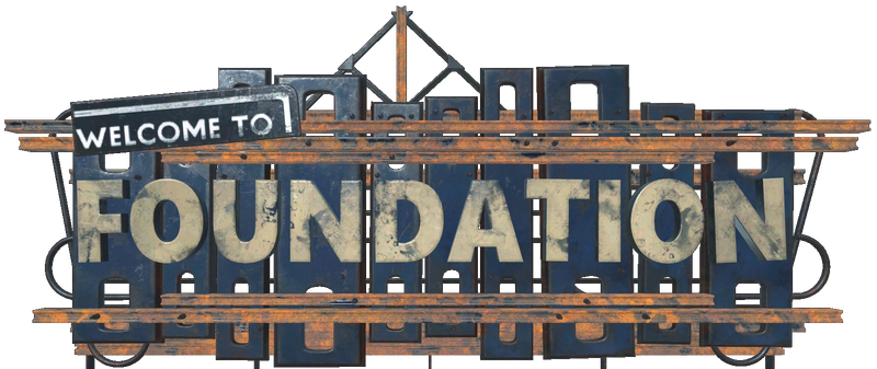 Fichier:FO76 Panneau de bienvenue de fondation.png