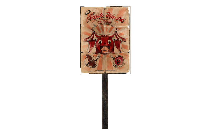 Fichier:FO76 Panneau pour tente Faites tourner la roue.png