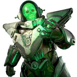 FO76 Peinture d'armure assistée Crânhurlan hurlant.png