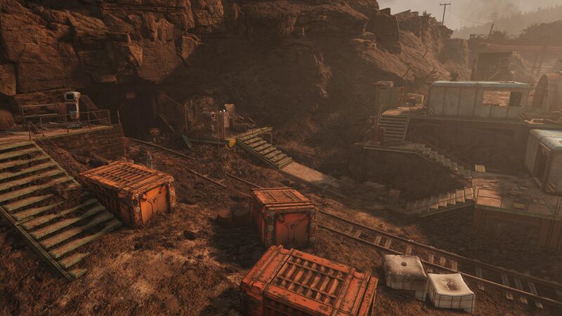 Fichier:FO76 Puits minier abandonné Elaine 01.jpg