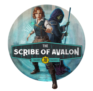 FO76 Scribe of Avalon circle logo.png