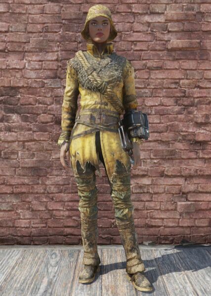 Fichier:FO76 Tenue de docker avec le chapeau de pluie.jpg