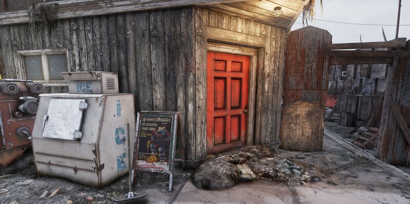 Fichier:FO76 The Rusty Pick (bar entrance).jpg