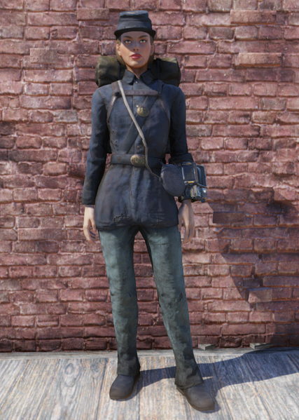 Fichier:FO76 Uniforme de l'Union avec chapeau.png