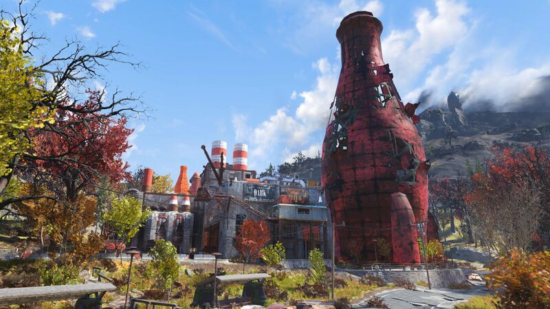 Fichier:FO76 Usine Nuka-Cola de Kanawha.jpg