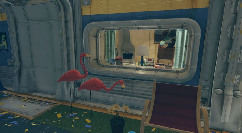 Fichier:FO76 Vault 76 Lawn flamingos.jpg