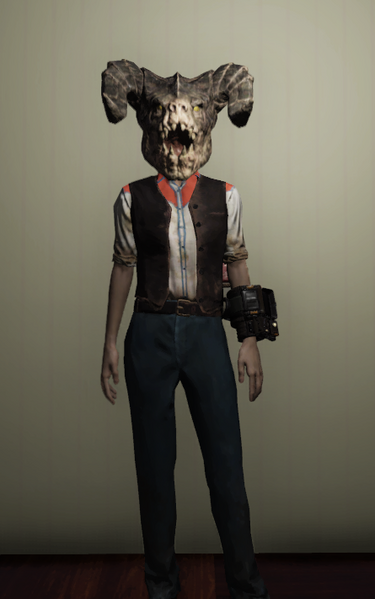 Fichier:FO76 Wastelanders Fasnacht Deathclaw Mask.png