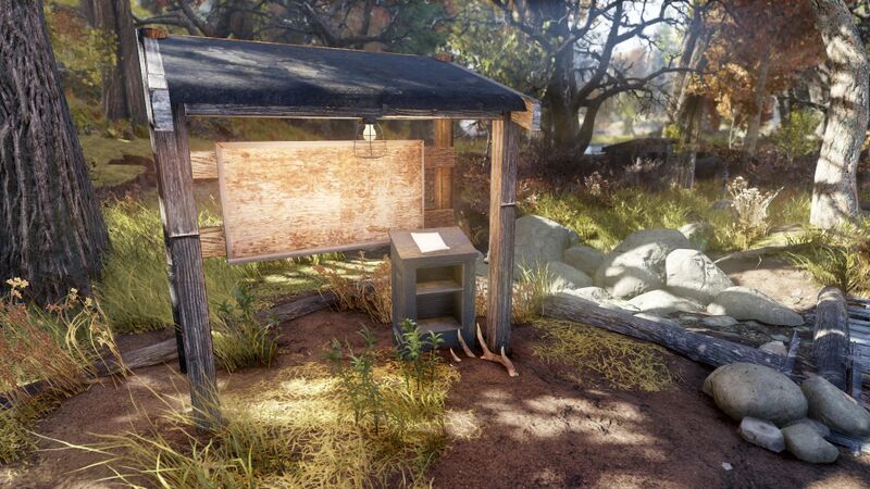 Fichier:FO76 emplacement Livre d'or des chalets Alpine River.jpg
