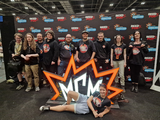 L'équipe à la MCM Comic Com de Londres