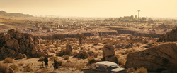 Terres dévastées du Mojave en 2297.