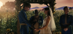 Mariage de Monty et Lucy dans l'abri 33