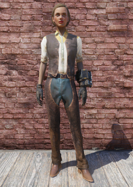Fichier:FO 76 Tenue et jambières Western.png