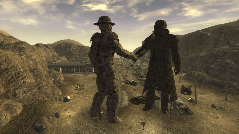 Fichier:Fnv Avant-PosteDeMojave Statues.jpg