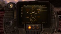 Dans Fallout: New Vegas, la feuille de personnage est répartie dans les différents onglets de Stats.