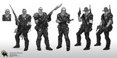 Concept art par Wesley Burt, pour Fallout: New Vegas.