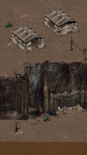 Fo2 Arroyo Broken bridge fo2.png